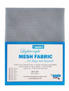 Bild på Lightweight Mesh Fabric Pewter By Annie