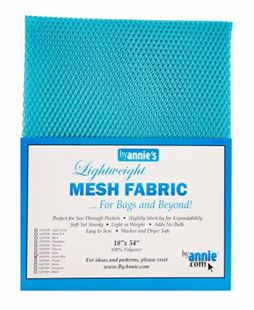 Bild på Lightweight Mesh Fabric Parrot Blue