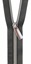 Bild på Zippers By The Yard Sallie Tomato Black Tape Gunmetal Teeth dragkedja blixtlås