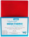 Bild på Lightweight Mesh Fabric Atomic Red By Annie