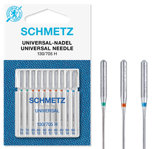 Bild på Schmetz Universal Symaskinsnål 70/10-90/14 10-pack 130/705 H