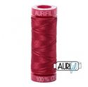 Bild på Aurifil 1103 Burgundy Mako Cotton 12 Broderitråd