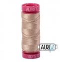 Bild på Aurifil 2326 Sand Mako Cotton 12 Broderitråd