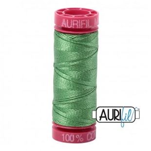 Bild på Aurifil 2884 Green Yellow Mako Cotton 12 Broderitråd