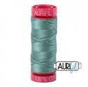 Bild på Aurifil 2850 Medium Juniper Mako Cotton 12 Broderitråd