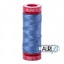 Bild på Aurifil 1128 Light Blue Violet Mako Cotton 12 Broderitråd