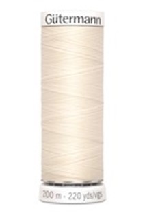 Bild på Gutermann  sytråd ” alla tygers tråd” Färg 802 200 meter 100% polyester
