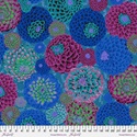 Bild på Flora Blue Philip Jacobs PWPJ114.BLUE for the Kaffe Fassett Collective