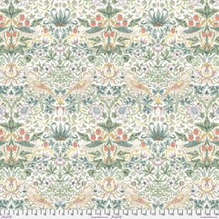 Bild på William Morris Strawberry Thief - Olive PWWM001.OLIVE Leicester