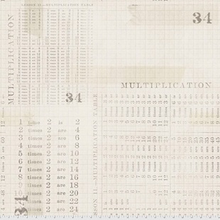 Bild på Multiplication Table - Parchment || Monochrome Tim Holtz Eclectic Elements PWTH106- PARCH