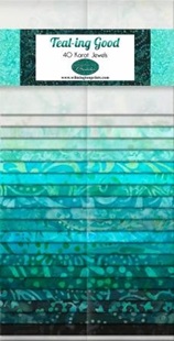 Bild på Wilmington Batiks Teal-ing Good Jelly Roll