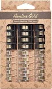 Bild på Hemline Gold Tygclips 2,6 CM