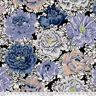 Bild på Brocade Peony - Grey  PWPJ062.GREYX Philip Jacobs by  Kaffe Fassett Collective