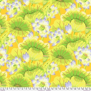 Bild på Lake Blossoms - Yellow GP93.YELL Kaffe Fassett Collective