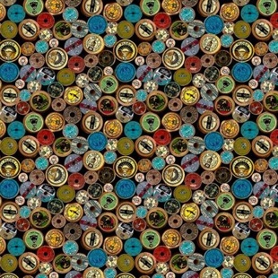 Bild på Multi Antique Spool Labels 3354 Multi
