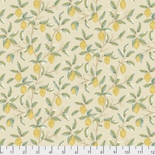 Bild på William Morris ORKNEY Lemon Tree - PWWM047.LINEN