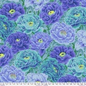 Bild på Tibetan Peony - Blue  Philip Jacobs for the Kaffe Fassett Collective PWPJ136-blue