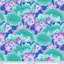 Bild på Lake Blossoms  Turquoise  Kaffe Fassett for the Kaffe Fassett Collective PWGP093.TURQUOISE