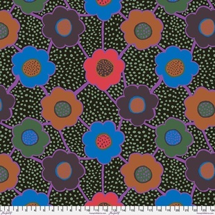 Bild på Floral Connections Dark  Brandon Mably for the Kaffe Fassett Collective PWBM099.DARK