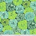 Bild på Picotee Carnations  Green Philip Jacobs for the Kaffe Fassett Collective PWPJ133.GREEN