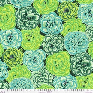 Bild på Picotee Carnations  Green Philip Jacobs for the Kaffe Fassett Collective PWPJ133.GREEN