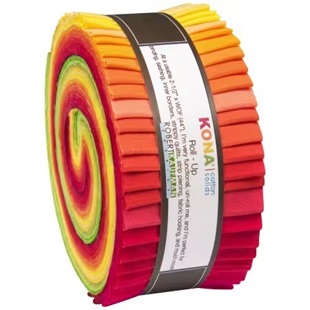 Bild på Kona Solids Jelly roll Designer palette Christa Watson