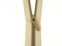 Bild på Zippers By The Yard Sallie Tomato beige Tape Antique Teeth dragkedja blixtlås