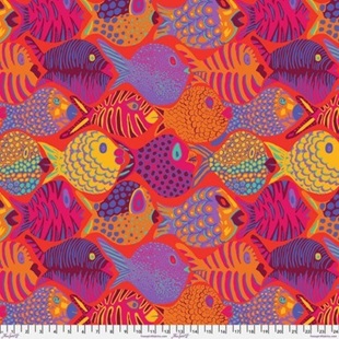 Bild på Shoal  Tomato Brandon Mably For The Kaffe Fassett Collective PWBM051.TOMAT