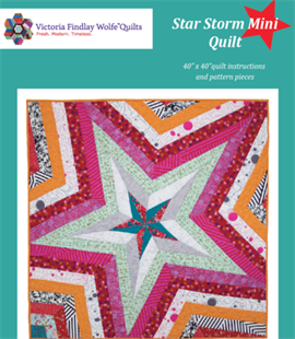 Bild på Star Storm Mini Quilt Victoria Findlay Wolfe