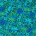 Bild på Venice Teal Flowers 19722-213