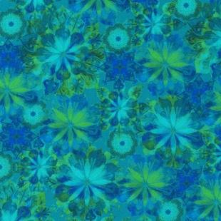 Bild på Venice Teal Flowers 19722-213