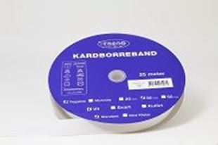 Bild på Kardborreband Vit 30 mm taggsida & mjuksida