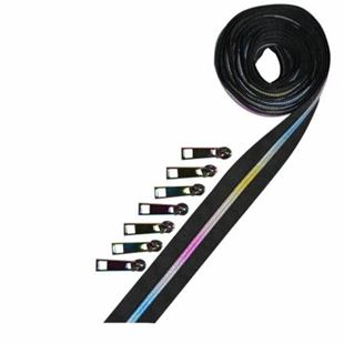 Bild på Metallic Zipper Tape Rainbow
