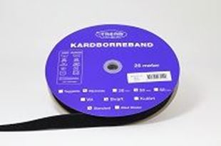 Bild på Kardborreband Svart 30 mm taggsida & mjuksida