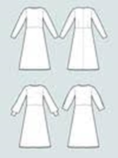 Bild på The Assembly Multi Sleeve Midi Dress D109 Stl. XS - L