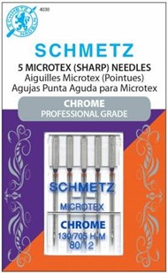 Bild av Chrome Microtex Schmetz Needle Size 80/12
