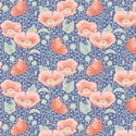Bild på Gardenlife Tilda fabrics Poppies spots blue 100319