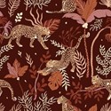 Bild på JD100-DP2 Plum leopard Magic of Serengeti by Julia Dreams Collection