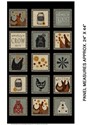 Bild på Multi Rooster Squares by Beth Albert 3049-99