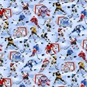 Bild på Light Blue Hockey Players Digitally Printed Ishockey