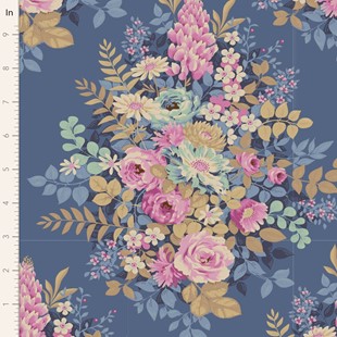 Bild på Chic Escape Whimsy Flower Blue 