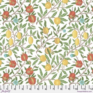 Bild på William Morris Fruit - White Leicester PWWM084.WHITE