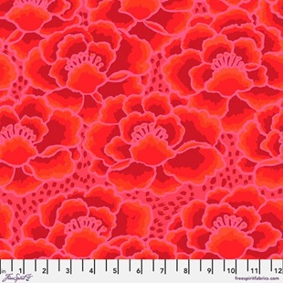 Bild på Tonal Floral - Red  Kaffe Fassett for the Kaffe Fassett Collective PWGP197.RED