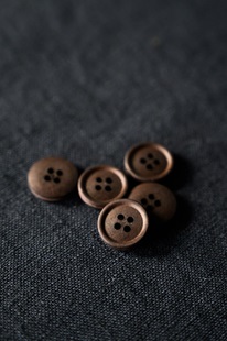 Bild på Merchant & Mills Cotton Button 15mm – Black Coffee