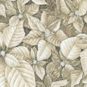 Bild på Poinsettias Taupe w/Metallic  21597160 Holiday Flourish Snow Flower by Studio RK Collection In Holiday