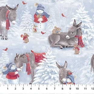 Bild på Little donkey’s Christmas Flanell